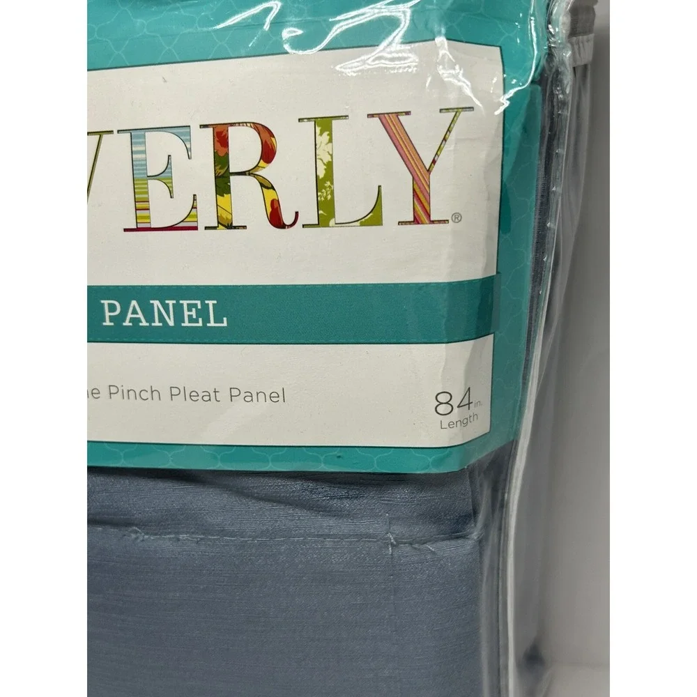 Waverly Serendipity Blue Polyester Curtain Panel 50